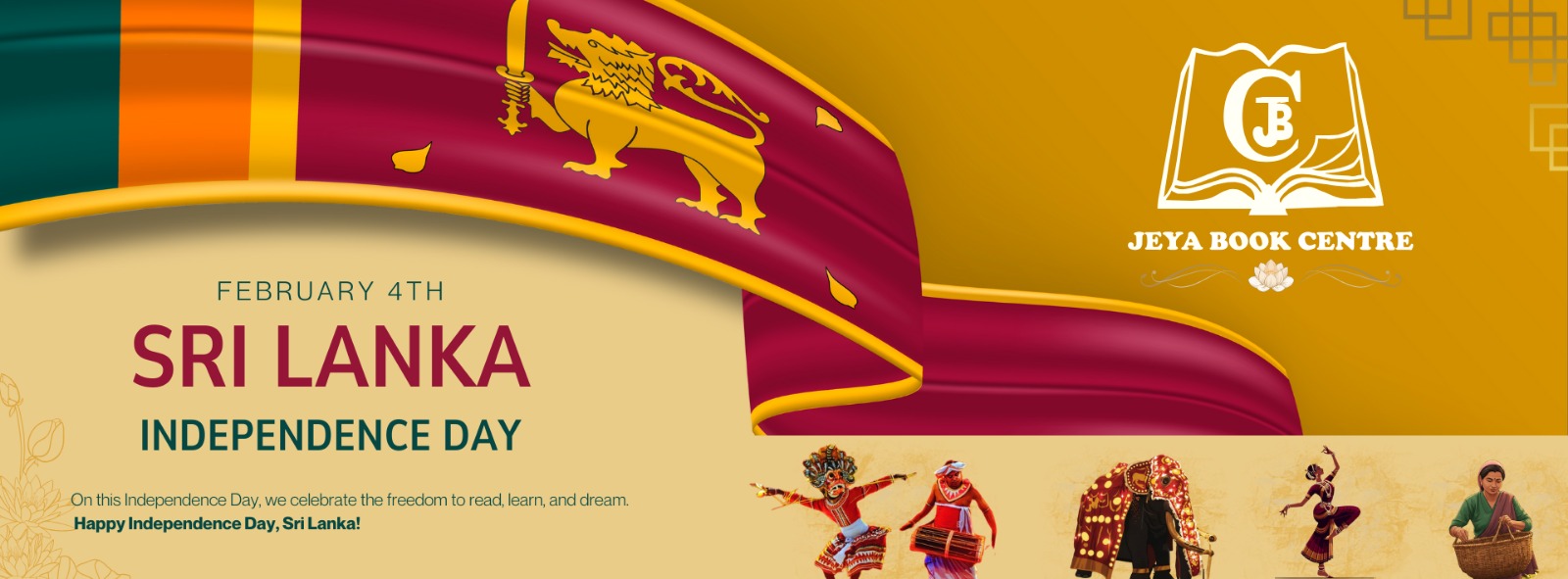 Happy newyear from Jeya Book Centre